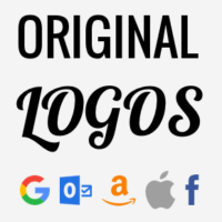 Original logos of popular web services