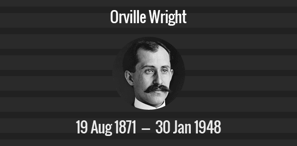 Orville Wright Death Anniversary - 30 January 1948