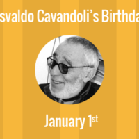 Osvaldo Cavandoli Birthday - 1 January 1920
