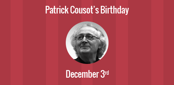 Patrick Cousot Birthday - 3 December 1948