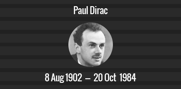 Paul Dirac cover image