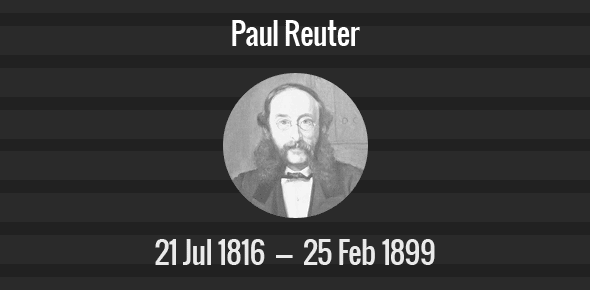 Paul Reuter cover image