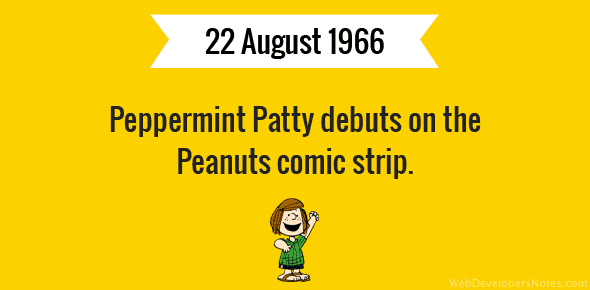 Peppermint Patty debuts on Peanuts cover image