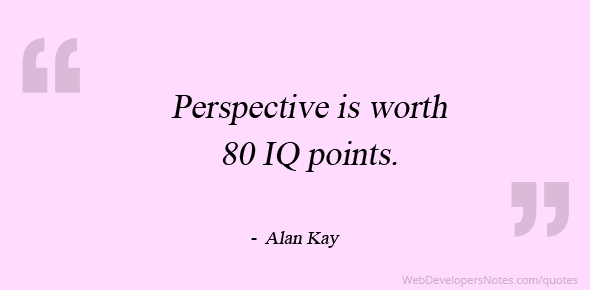 Perspective is worth 80 IQ points cover image