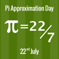 Pi Approximation Day - 22 July