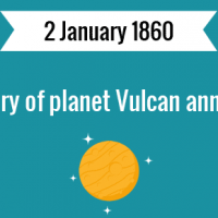 Discovery of planet Vulcan announced