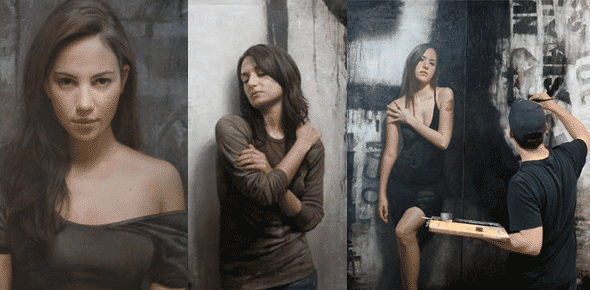 Outstanding realistic wall paintings