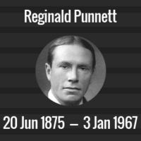 Reginald Punnett Death Anniversary - 3 January 1967