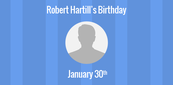 Robert Hartill Birthday - 30 January 1969