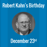 Robert Kahn Birthday - 23 December 1938