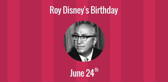 Roy Disney Birthday