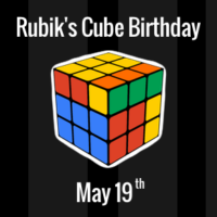 Rubik's Cube's birthday as celebrated by Google