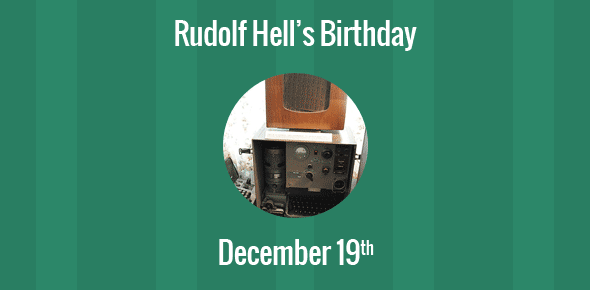 Rudolf Hell cover image