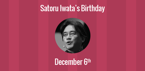 Satoru Iwata cover image