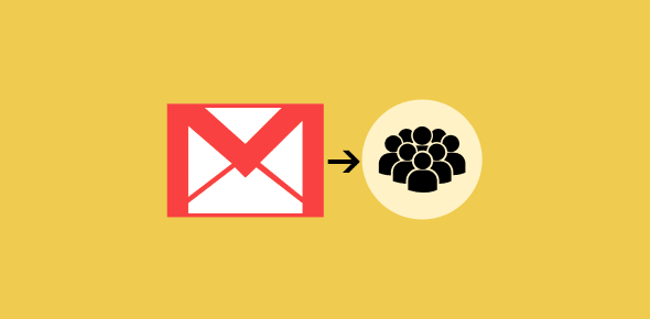 How do I send an email to a group in Gmail?