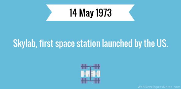 Skylab, first space station launched by the US