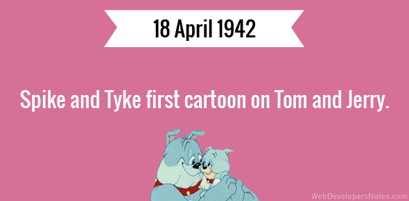 Spike and Tyke first cartoon on Tom and Jerry cover image