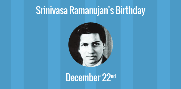 Srinivasa Ramanujan cover image