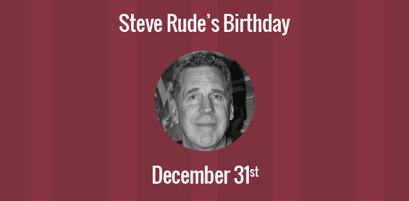 Steve Rude Birthday - 31 December 1956