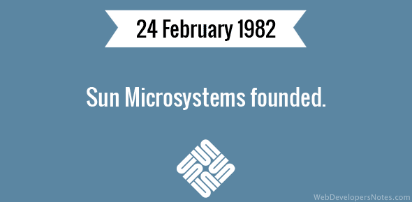Sun Microsystems founded cover image