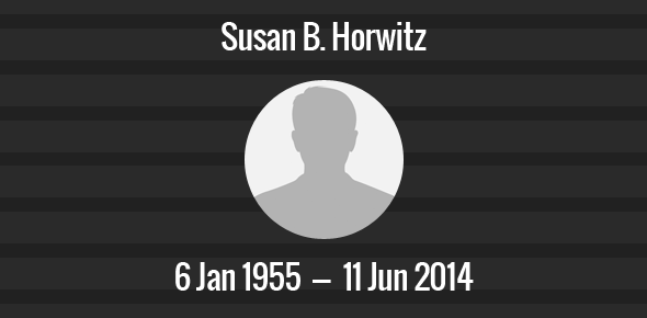 Susan B. Horwitz cover image