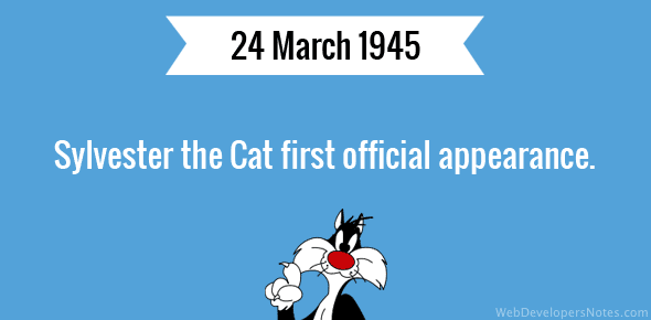 Sylvester the Cat first official appearance cover image