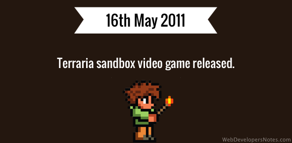 Terraria released cover image