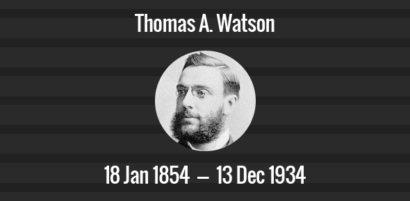 Thomas A. Watson cover image