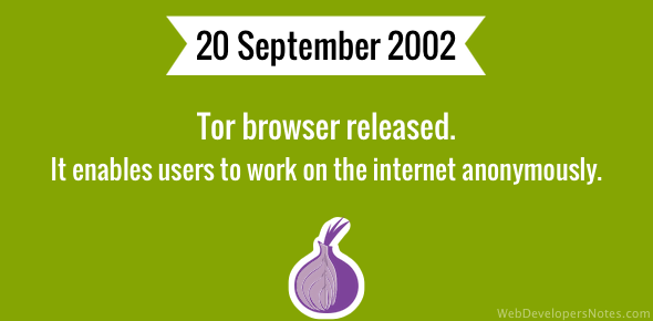 Tor web browser released cover image