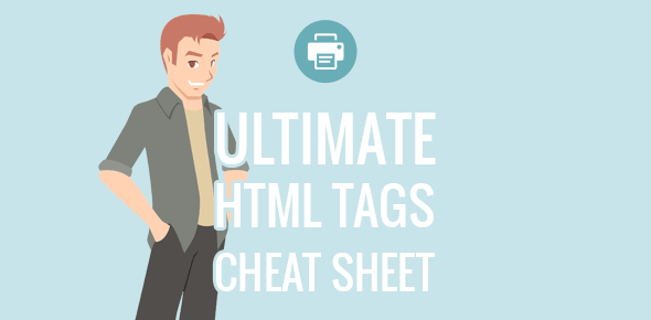 Ultimate HTML Tags Cheat Sheet cover image
