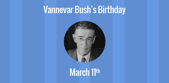 Vannevar Bush cover image