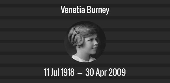 Venetia Burney cover image