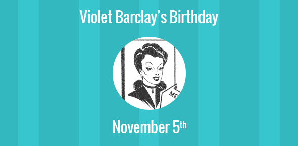 Violet Barclay cover image