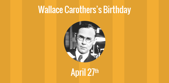 Wallace Carothers cover image