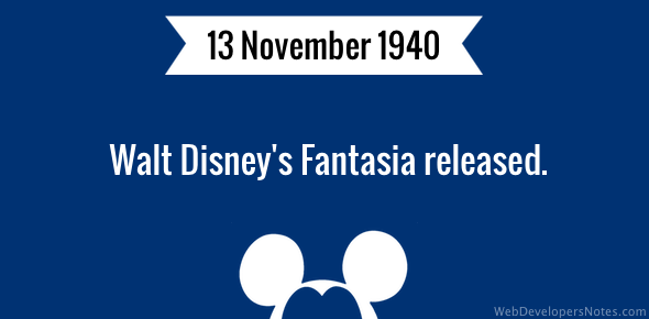 Walt Disney’s Fantasia released cover image