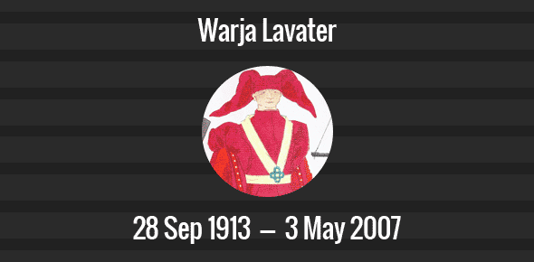 Warja Lavater cover image