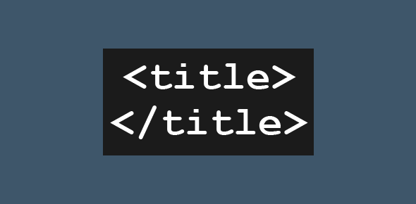 Web page titles – The HTML TITLE tag cover image