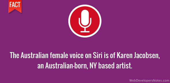 Siri Australian female voice