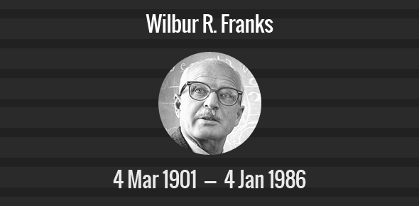 Wilbur R. Franks cover image