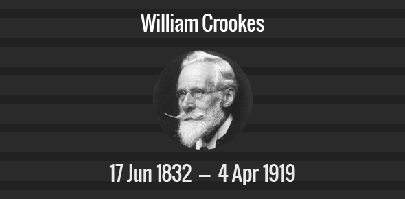 William Crookes cover image