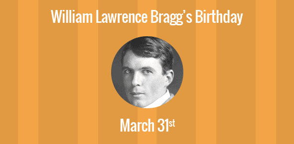 William Lawrence Bragg cover image