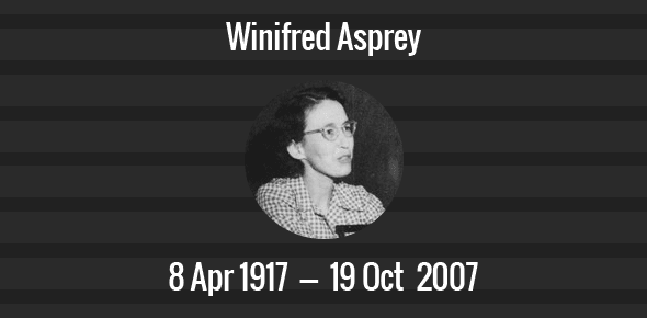 Winifred Asprey cover image