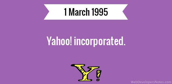 Yahoo! incorporated cover image