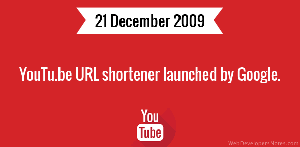 YouTu.be URL shortener launched by Google cover image